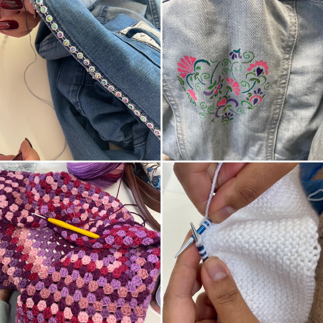 A handmade craft made by members of the Thursday craft club