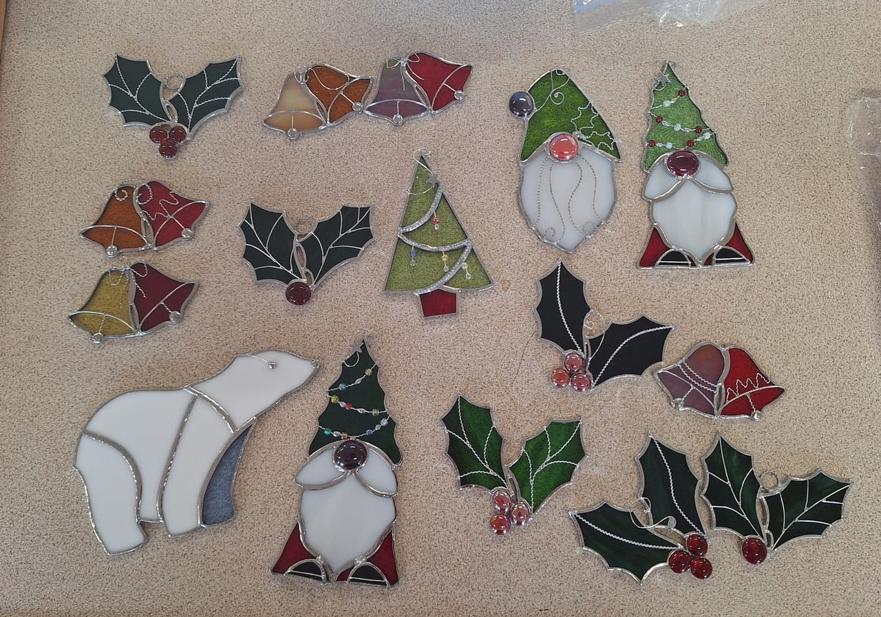 A handmade craft made by members of the Thursday craft club