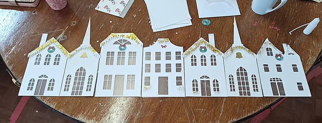 A handmade craft made by members of the Thursday craft club
