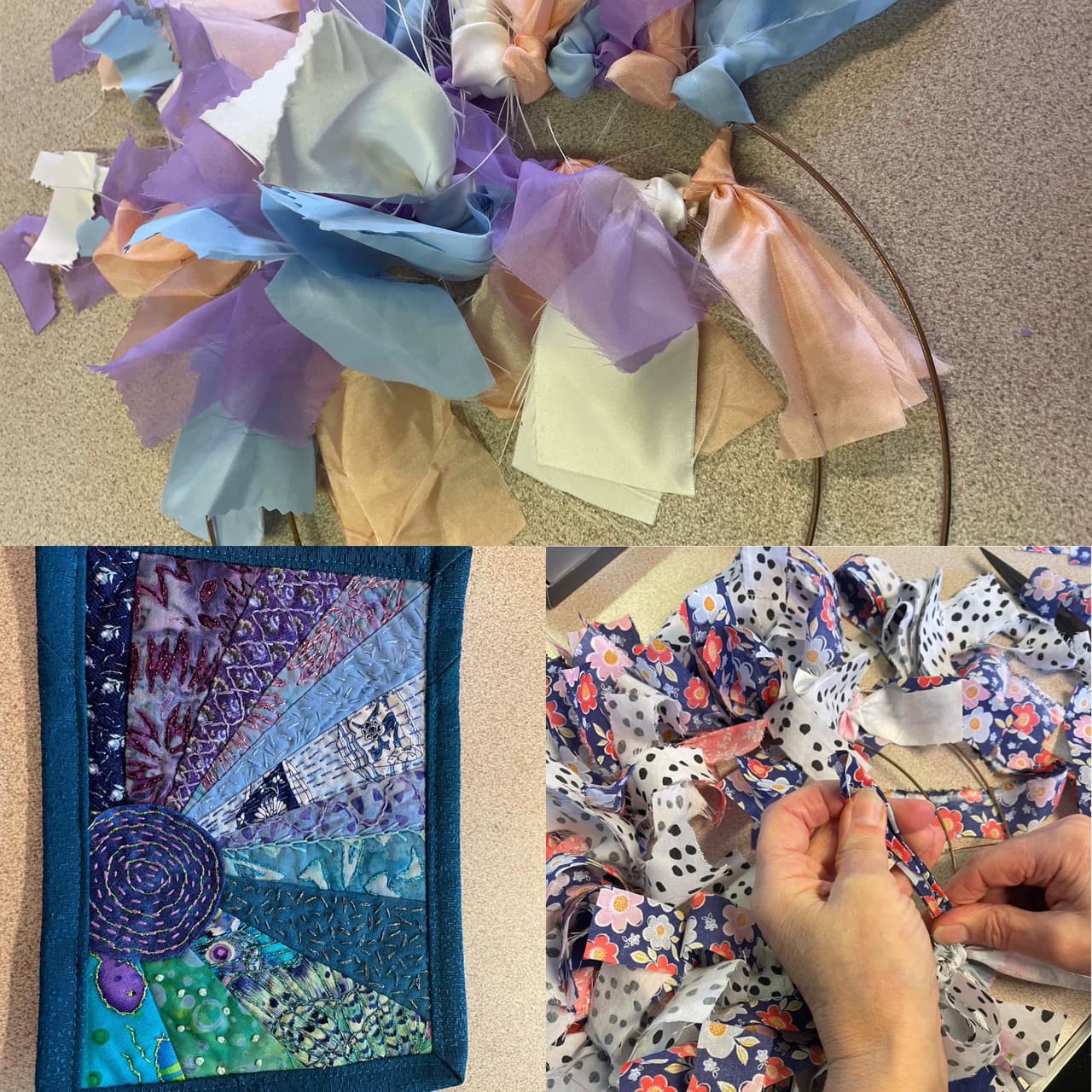A handmade craft made by members of the Thursday craft club