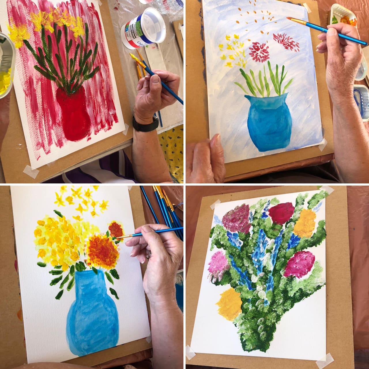 A handmade craft made by members of the Thursday craft club