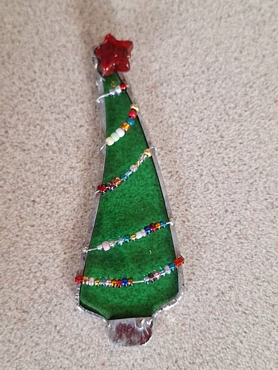 A handmade craft made by members of the Thursday craft club