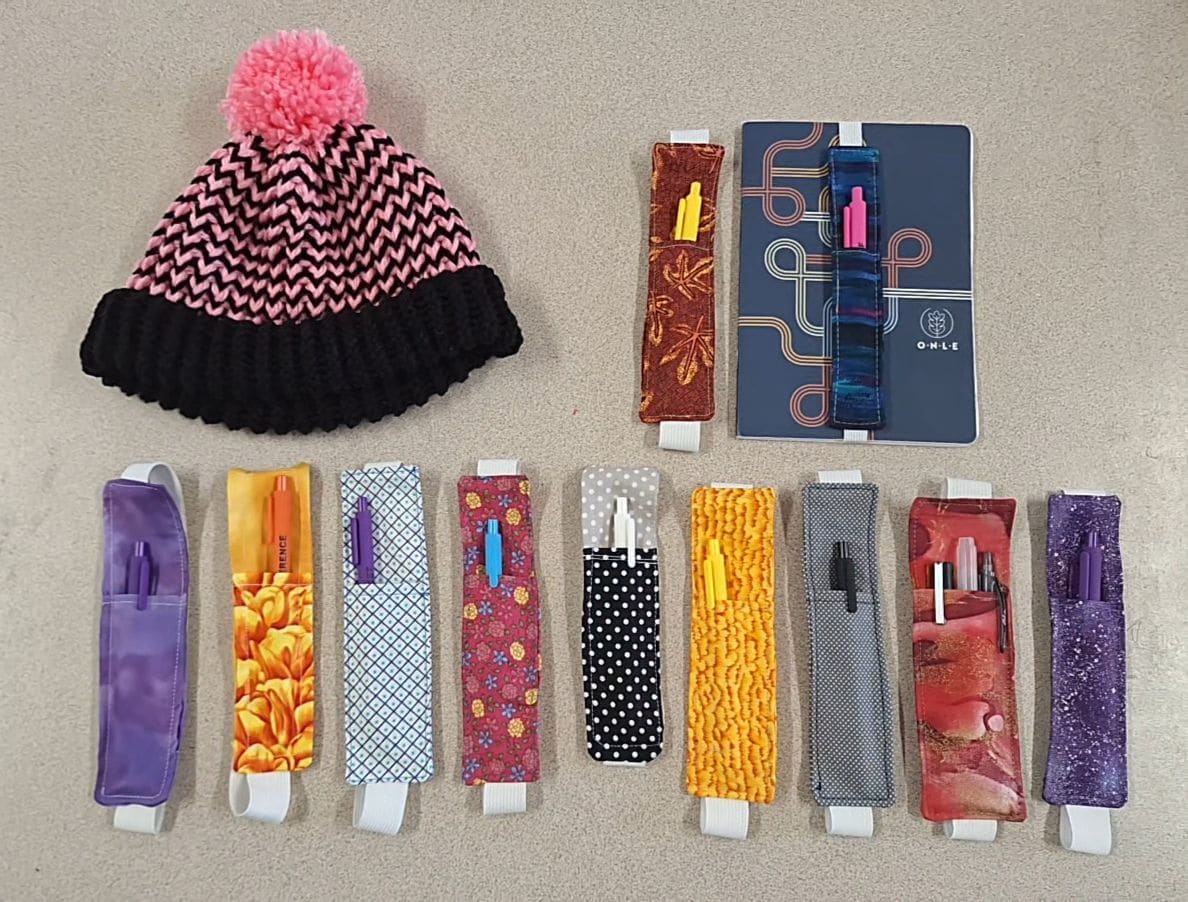 A handmade craft made by members of the Thursday craft club