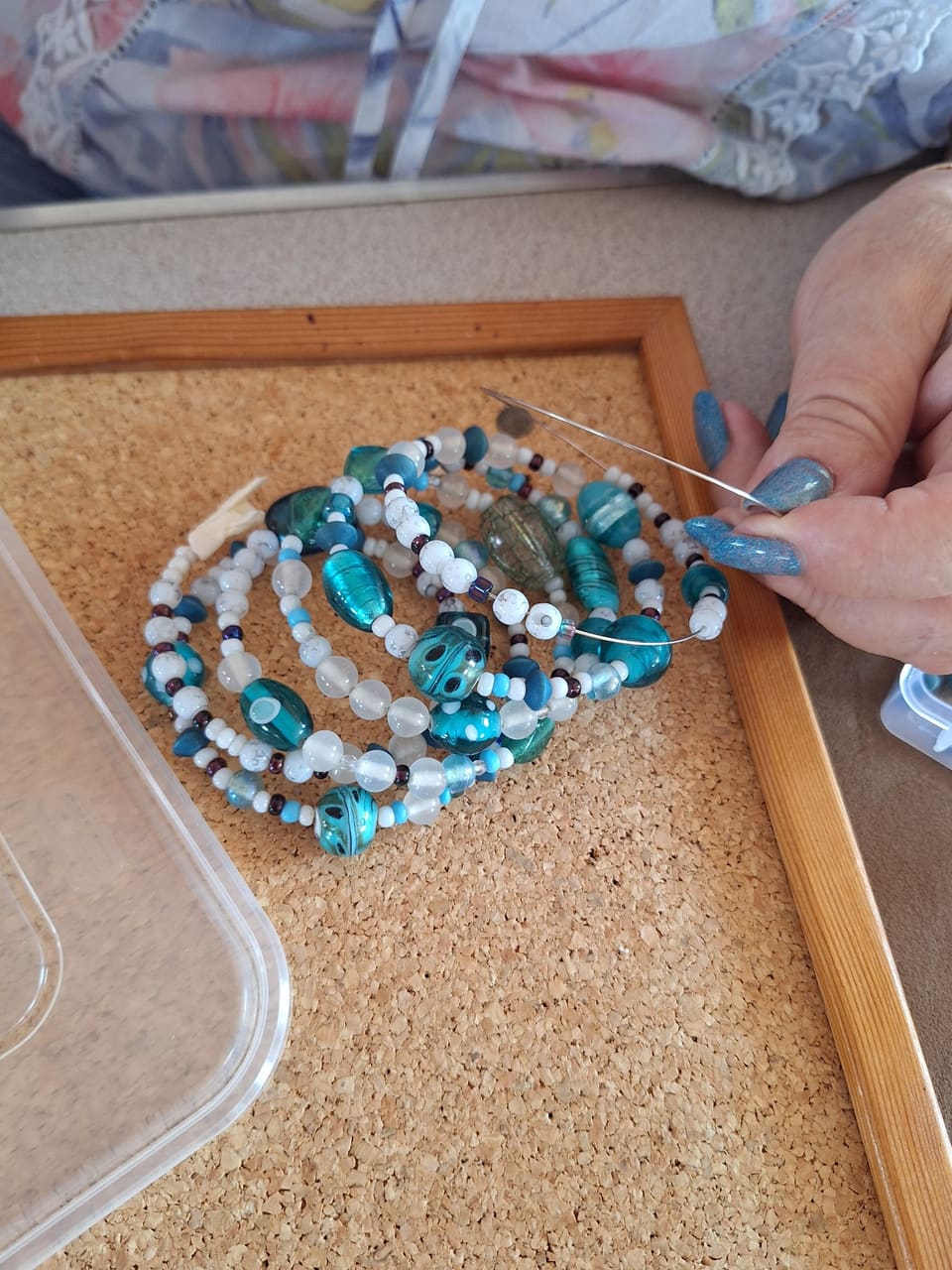 A handmade craft made by members of the Thursday craft club
