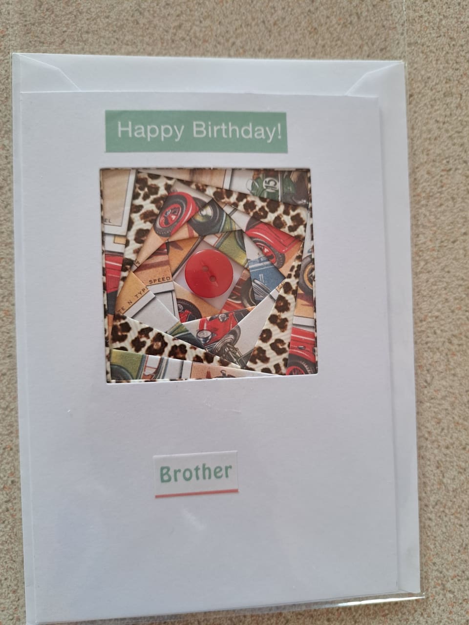 A handmade craft made by members of the Thursday craft club