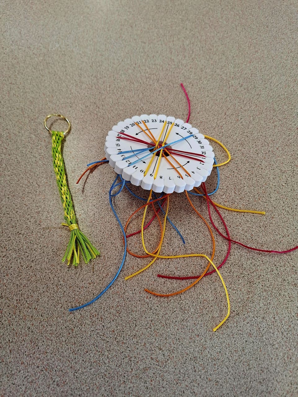 A handmade craft made by members of the Thursday craft club