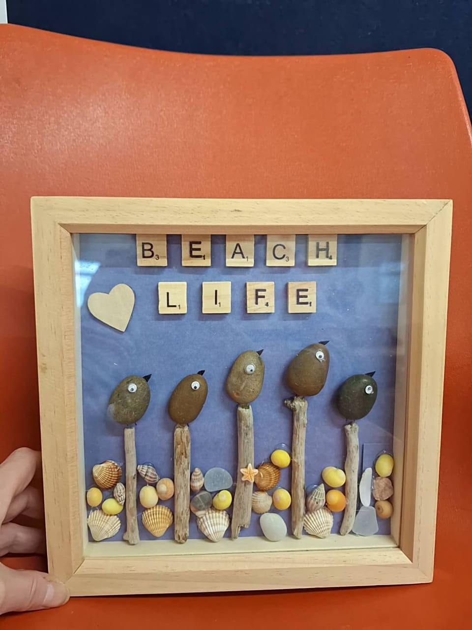 A handmade craft made by members of the Thursday craft club